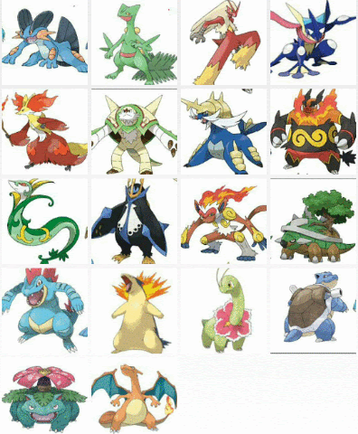 トップコレクション ポケモン 御三家 最強 背景画像の上部