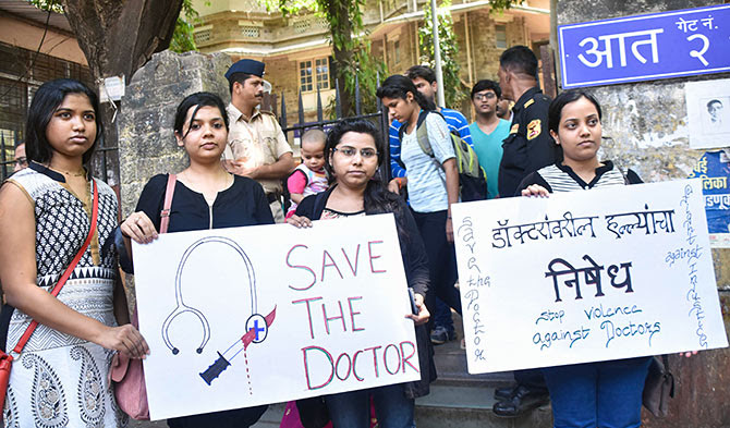 Doctors strike in Mumbai