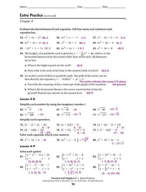 prentice hall algebra 1 practice and problem solving workbook pdf