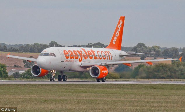 Passengers said the cork damaged ceiling panels and caused oxygen masks to drop at the back of the plane