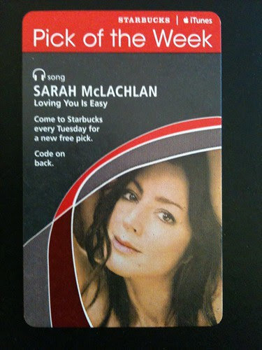 Starbucks iTunes Pick of the Week - Sarah McLachlan - Loving You Is Easy