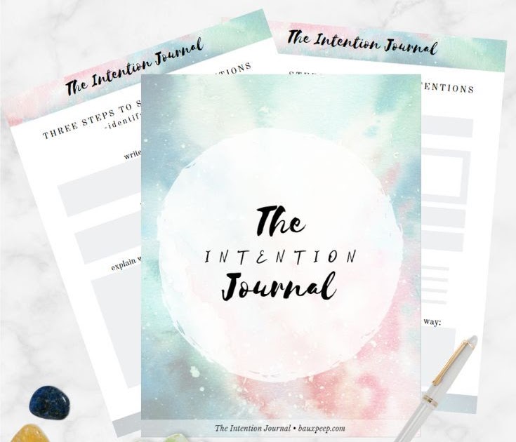 Intention Setting Worksheet - worksheet