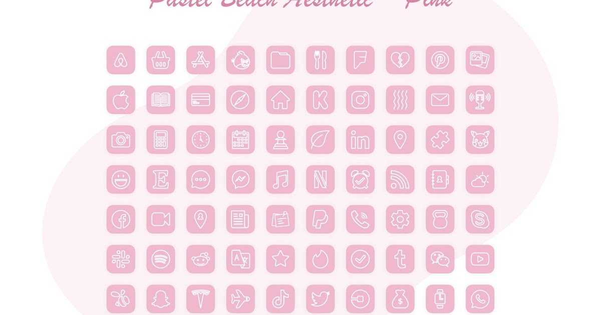Pastel Pink Find My Phone Icon Aesthetic - Lamanoguiada