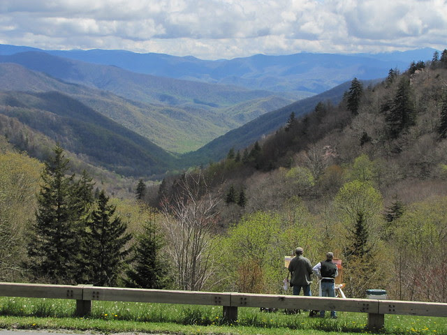 IMG_4839_Artists_at_Parking_Area_Past_Newfound_Gap