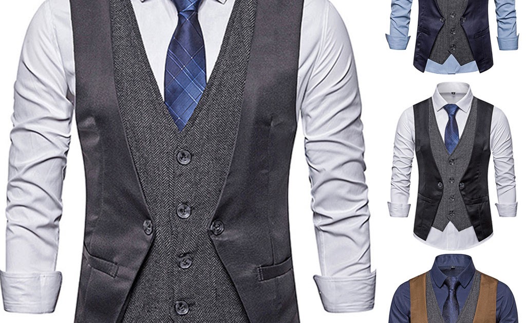 Men's Casual business Blazer Vest Spring | Men Vest Casual