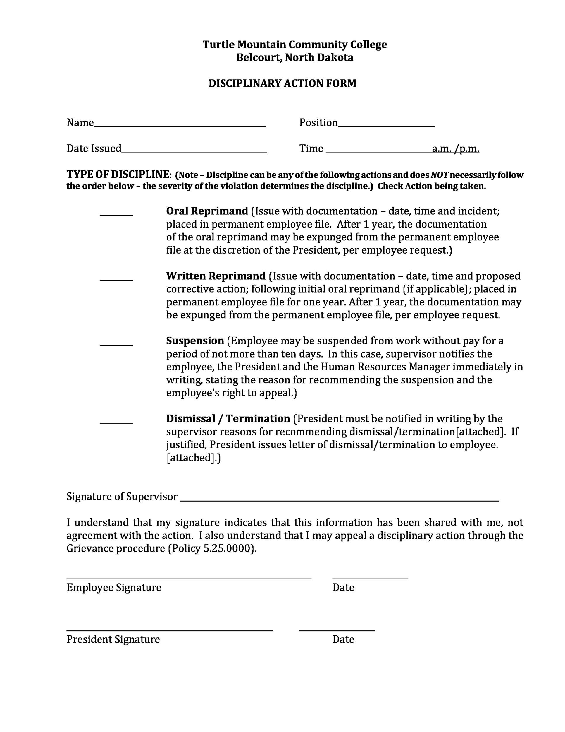 Insubordination Write Up Template Pdf Template