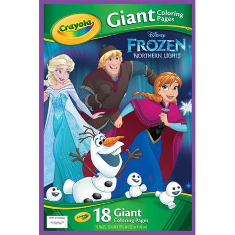 Crayola Giant Coloring Pages Frozen 2 - Learn to Color