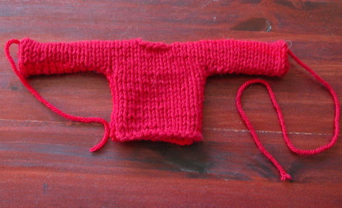 red sweater