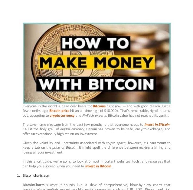 how can i earn money from bitcoin