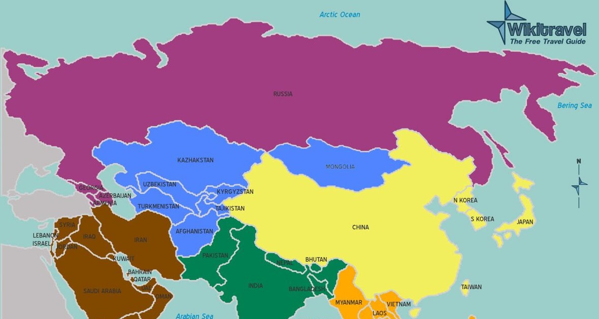 Asia region. Регионы Азии. Карта Азии. Разделение Азии на регионы. Карта дальнего Востока и Азии.