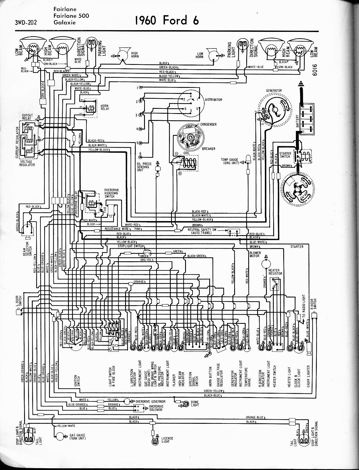 1956 Thunderbird Wiring Harness | schematic and wiring diagram