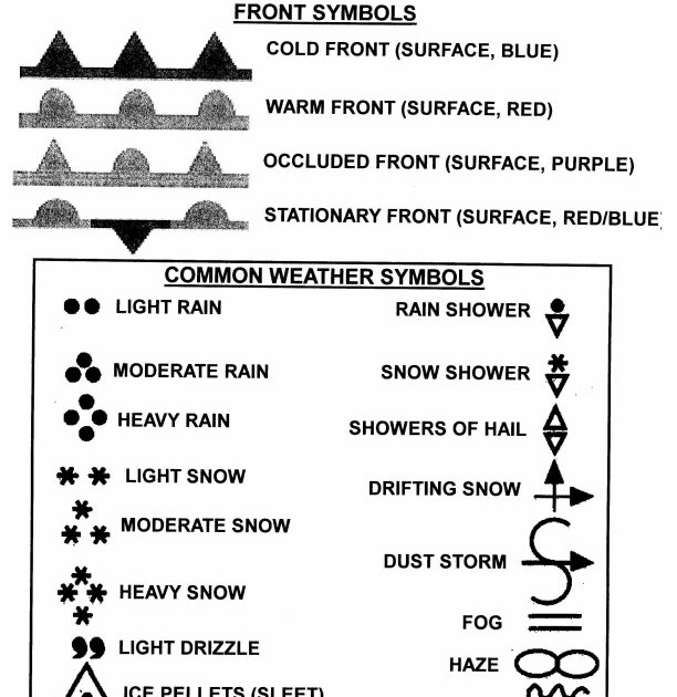 weather worksheet: NEW 752 WEATHER SYMBOLS WORKSHEETS