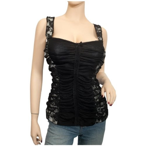 black corset top plus size