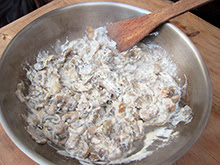 Tourte forestière aux champignons et aux marrons armagnac vegan vegetalien vegetarien