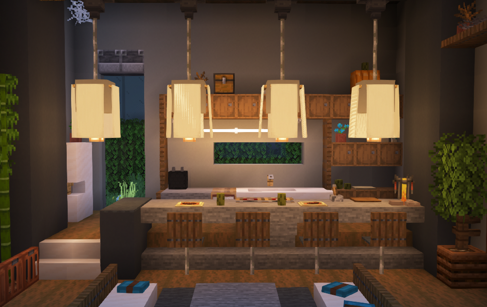 Modern Minecraft Kitchen Ideas No Mods - img-Badar