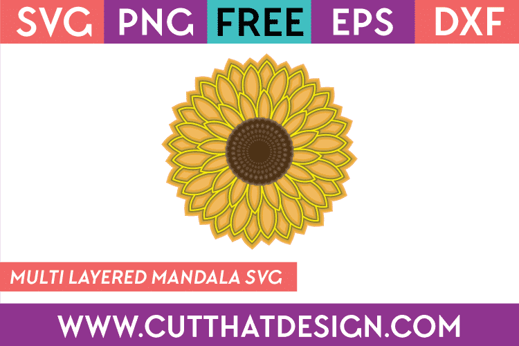 Free SVG Layered Sunflower Svg Free 11116+ Best Quality File