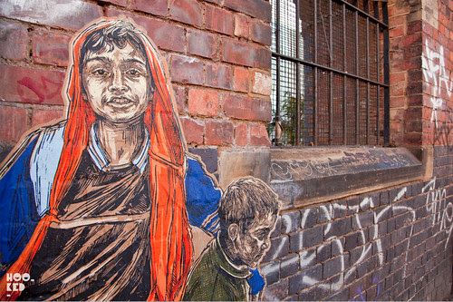 New York based street artist Swoon's London Street Art
