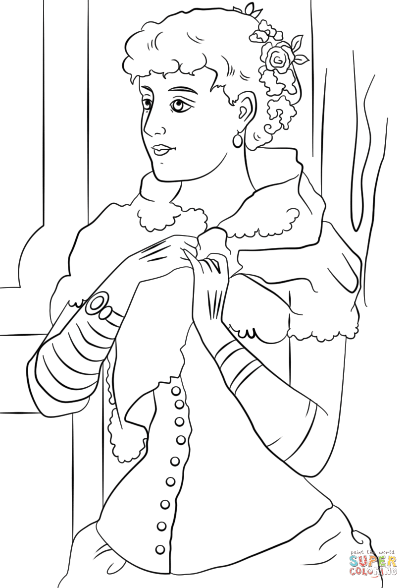 Download 232+ Woman Coloring Pages PNG PDF File