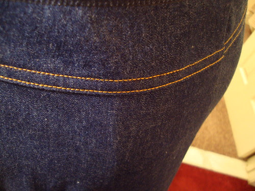 J Stern Design jeans in progress
