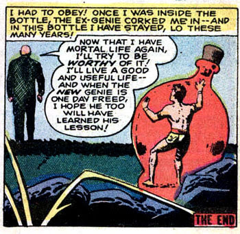 Or...IS IT? Oh. Wait. Yes, it is. Genie
