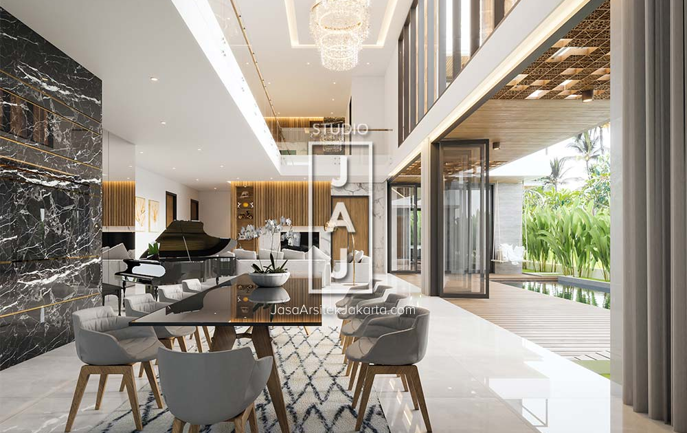 Desain Interior Rumah Mewah 2 Lantai SHAREENMANISAH