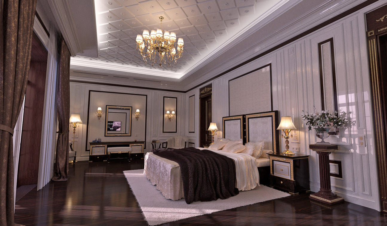 INDESIGNCLUB Classic Bedroom Interior Design In Traditional Style INDESIGNCLUB Classic Bedroom Interior Design In Traditional Style