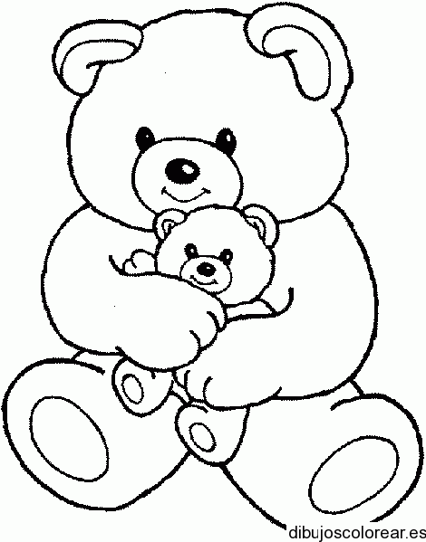 Dibujos Para Colorear De Ositos Bebes