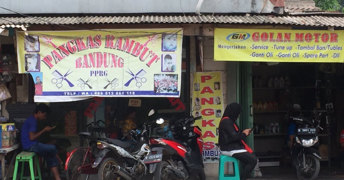 Desain Spanduk Pangkas Rambut Keren gambar contoh banners