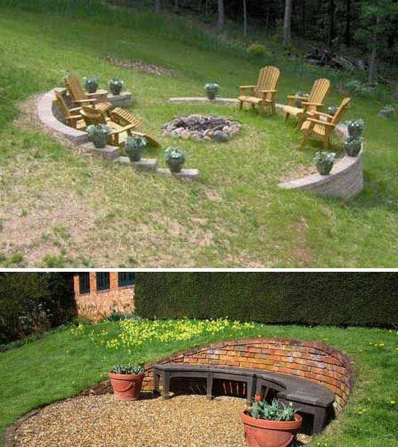 Building A Fire Pit On Uneven Ground | Home Decoration
