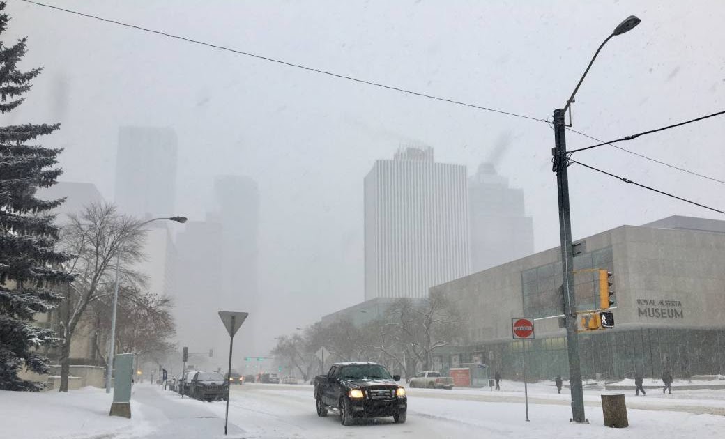 Edmonton Snowfall 2020