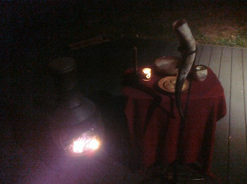 Altar for Solo Winter Finding Ritual