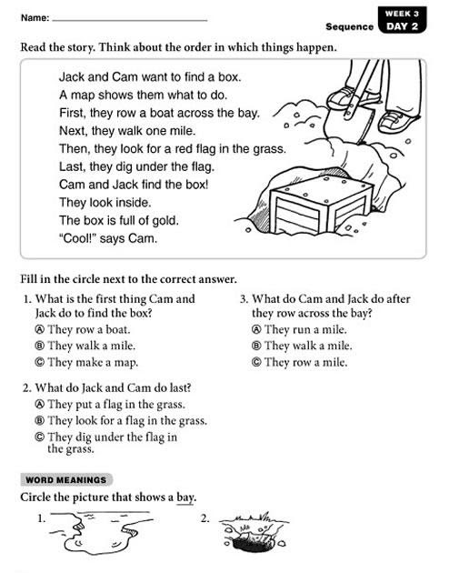Picture Comprehension For Grade 1 Pdf