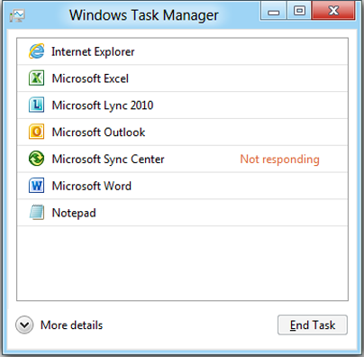 windows-8-task-manager-1 windows 8 task manager 1 Evolution of the Task Manager From Windows 3 to Windows 8