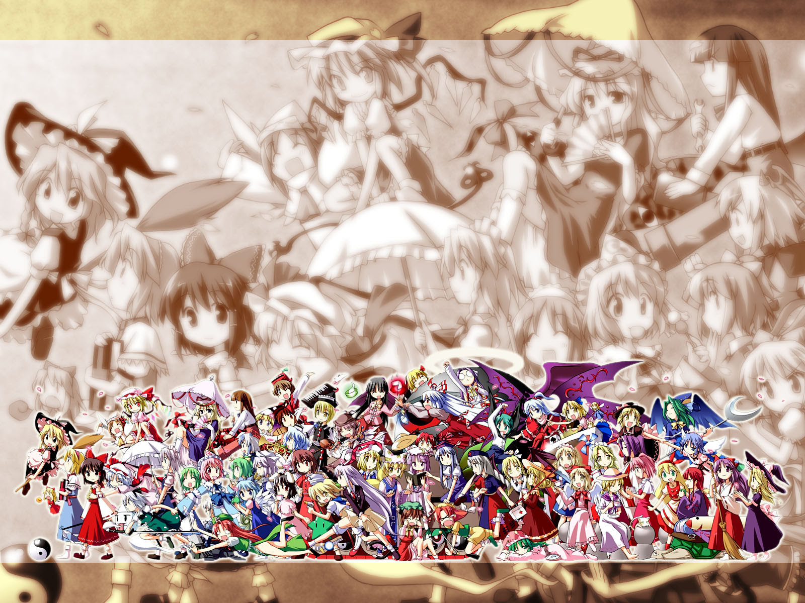 ベスト50 東方 キャラ 壁紙 アニメ画像