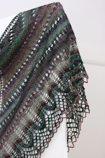 Pretty Handspun Shawl