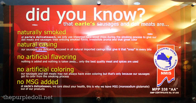 Earle's Delicatessen Trivias