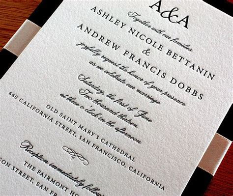 This traditional wedding invitation was designed with a This traditional wedding invitation was designed with a