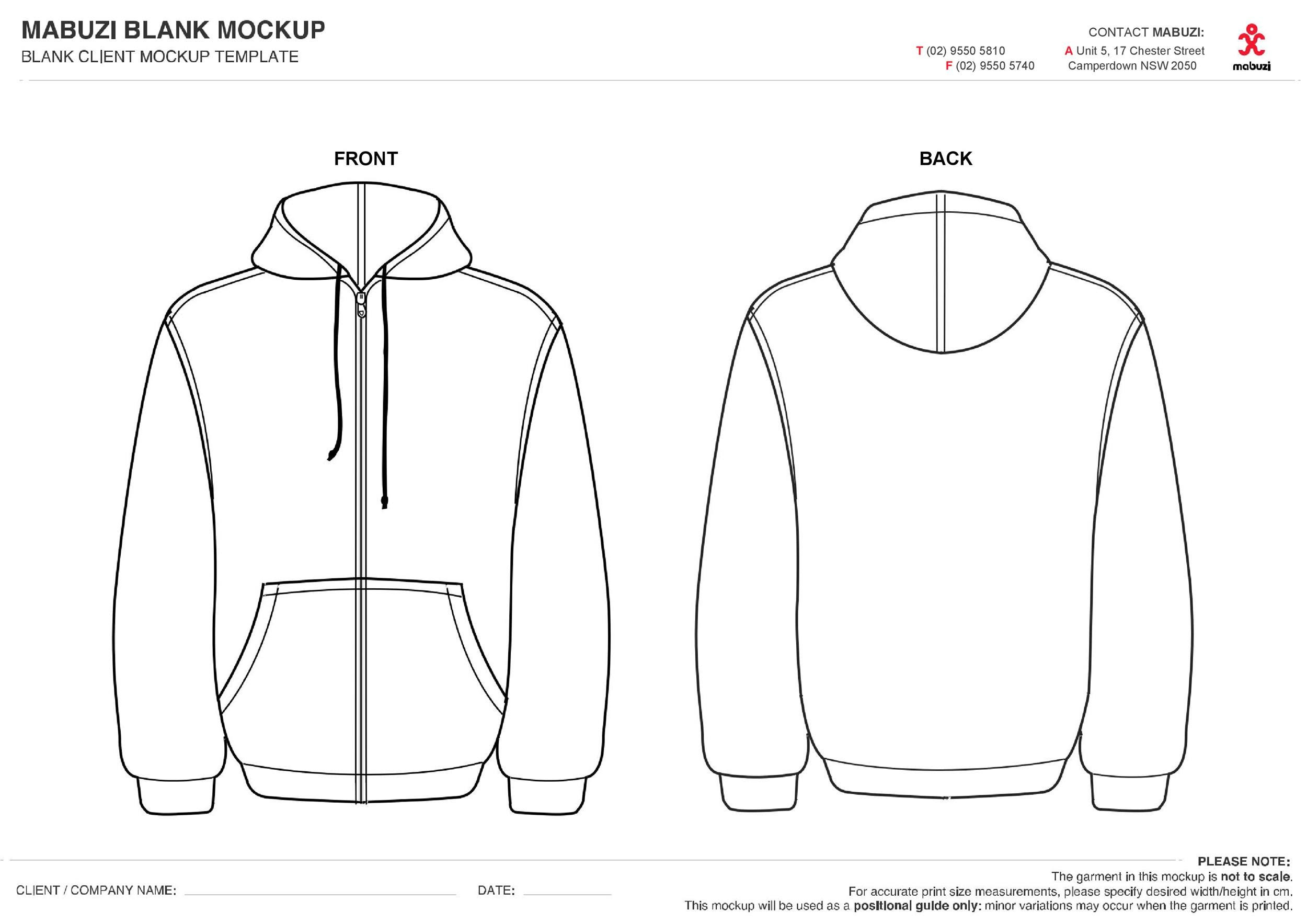 506+ Blank Zip Up Hoodie Mockup for Branding