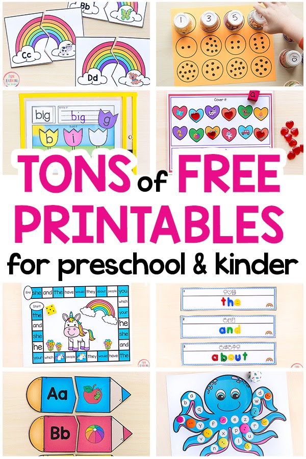 Free Printable Toddler Board Games
