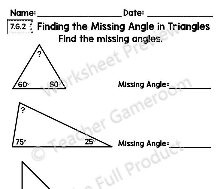 triangles-worksheets