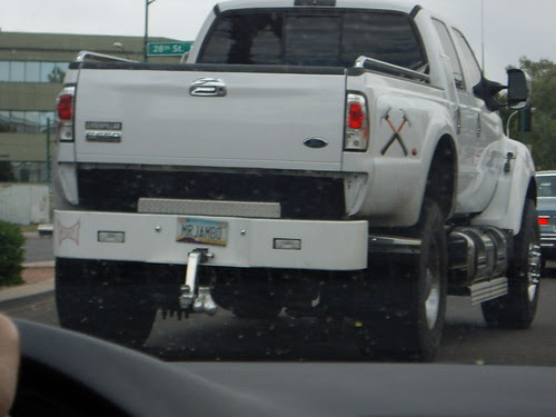 Truck with attachments