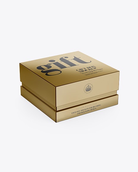 Download Download Metallic Opened Box Mockup Half Side View Psd Yellowimages Free Psd Mockup Templates PSD Mockup Templates