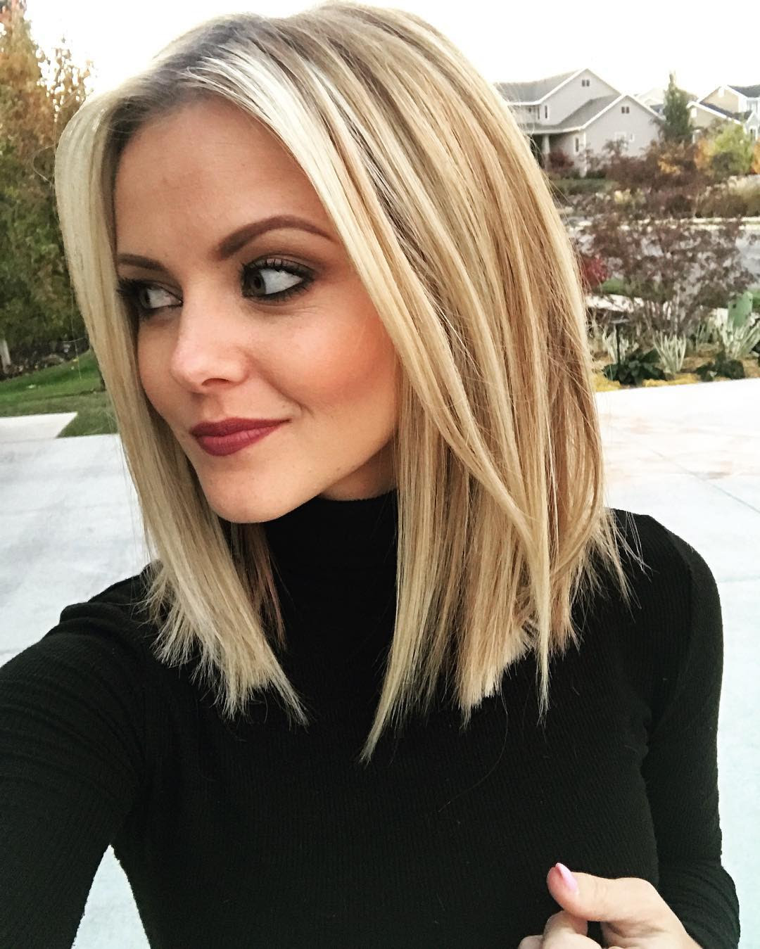 Shoulder Length Long Bob Haircut 2018 Medium Hairstyles