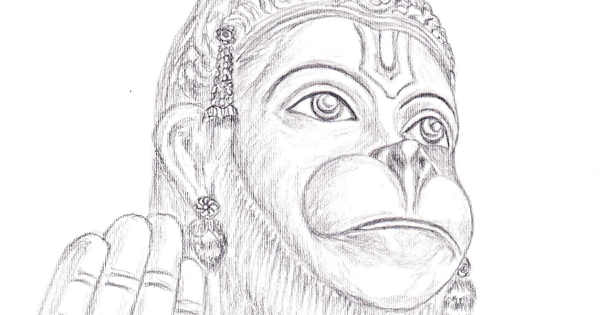 God Hanuman Sketch Images - Creative Art