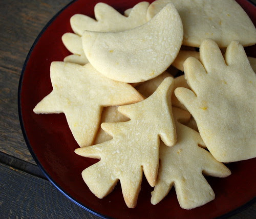 Lemon Butter cookies on plate
