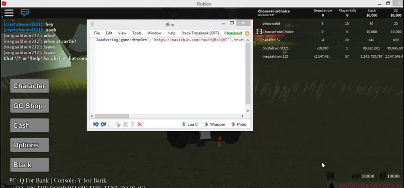 pastebin loadstring flee