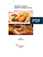 Proposal Usaha Makanan Ayam Geprek - Proposal Kursus Ayam Geprek Crispy
