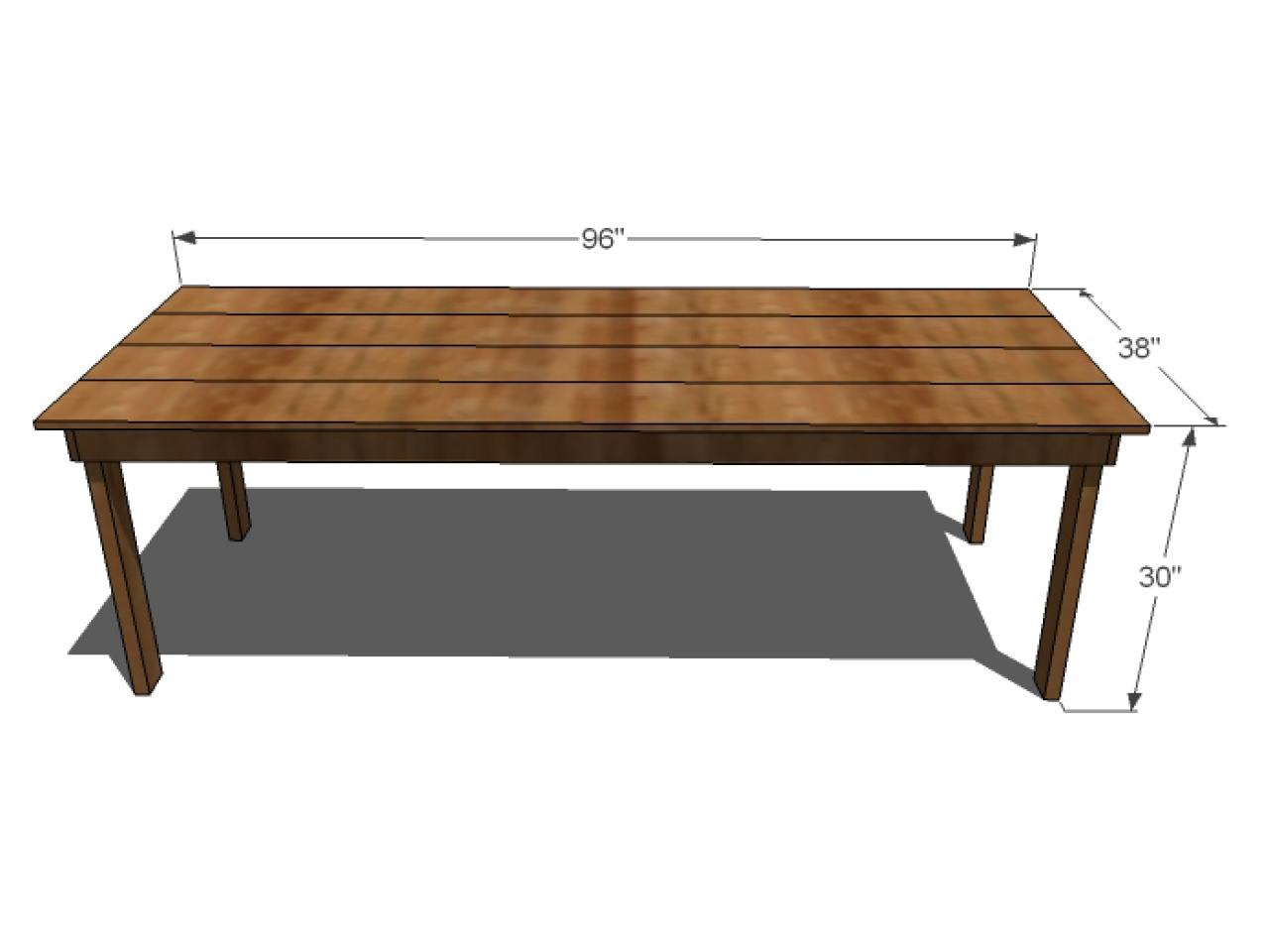 DIY Farmhouse Table HGTV DIY Farmhouse Table HGTV