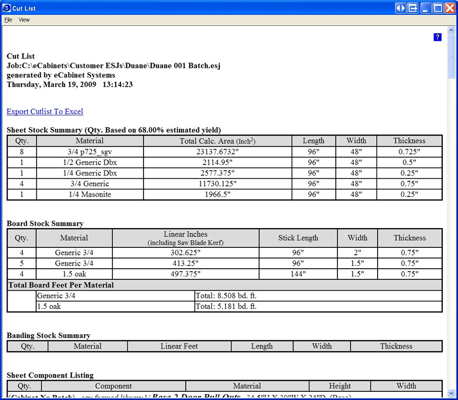 Woodworking Cutlist Software Free - ofwoodworking