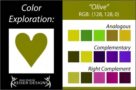http://www.pinterest.com/pin/58828338857053512/ Eva Maria Keiser Designs: Explore Color: Olive
